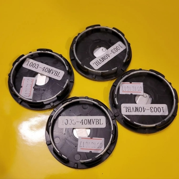 Rotiform BUC Center Hub Cap Set Cast Monoblock Anthractite Black 1003-40MVBL - Picture 5 of 7